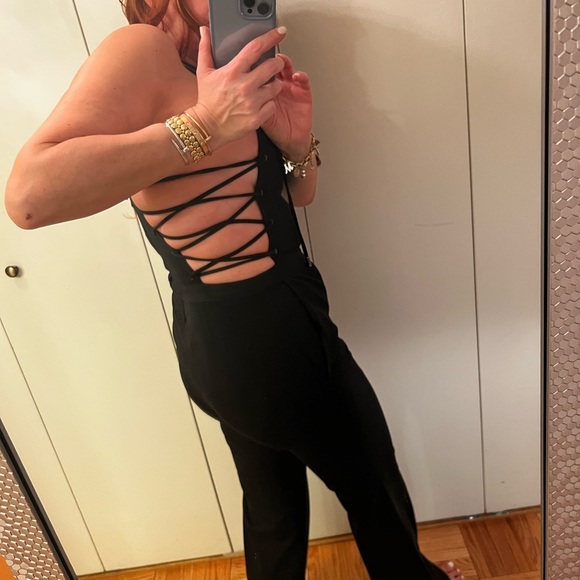 Haute Hippie Lace Up Jumpsuit - Picture 4 of 4